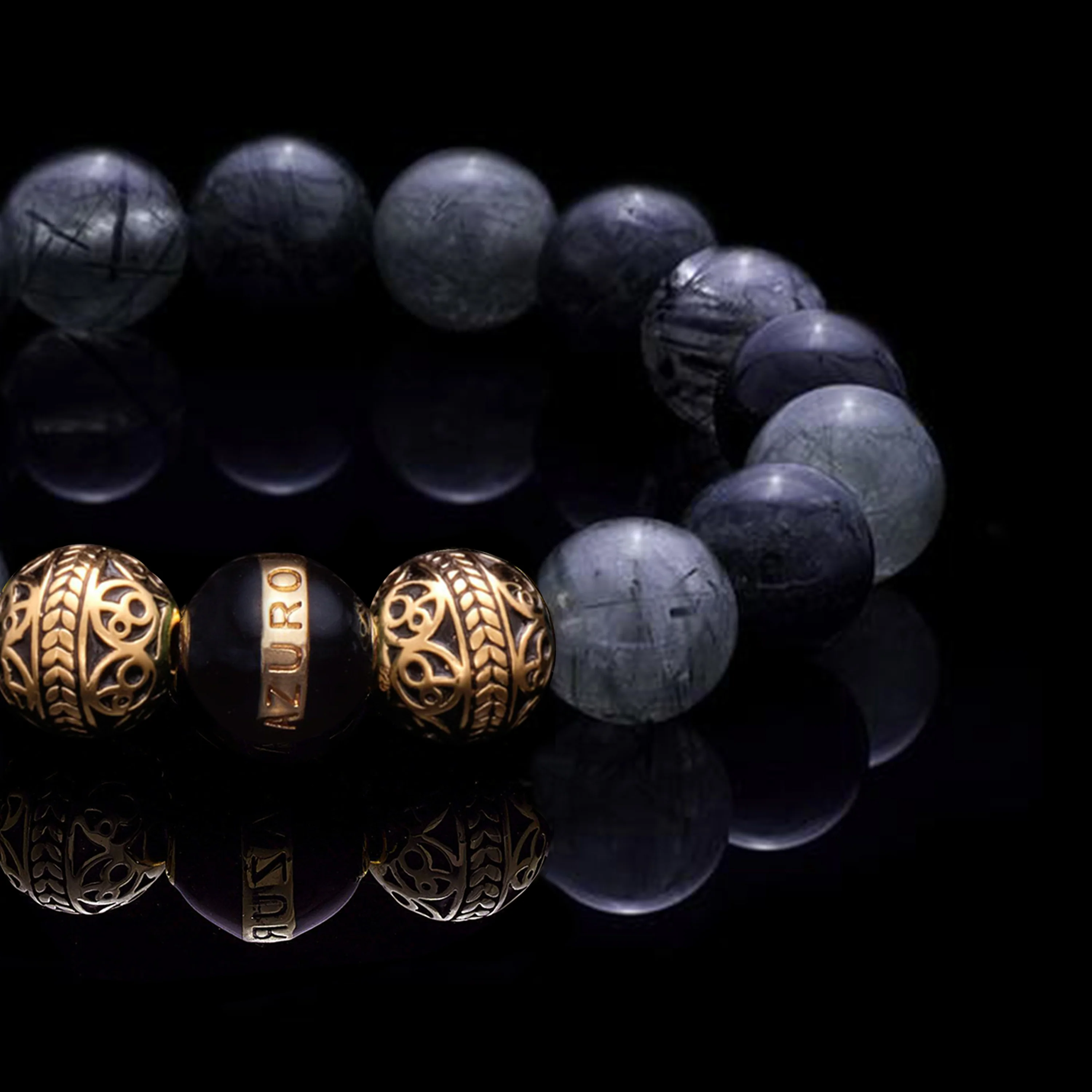 Gold Enamel Black Gaia - Image 2
