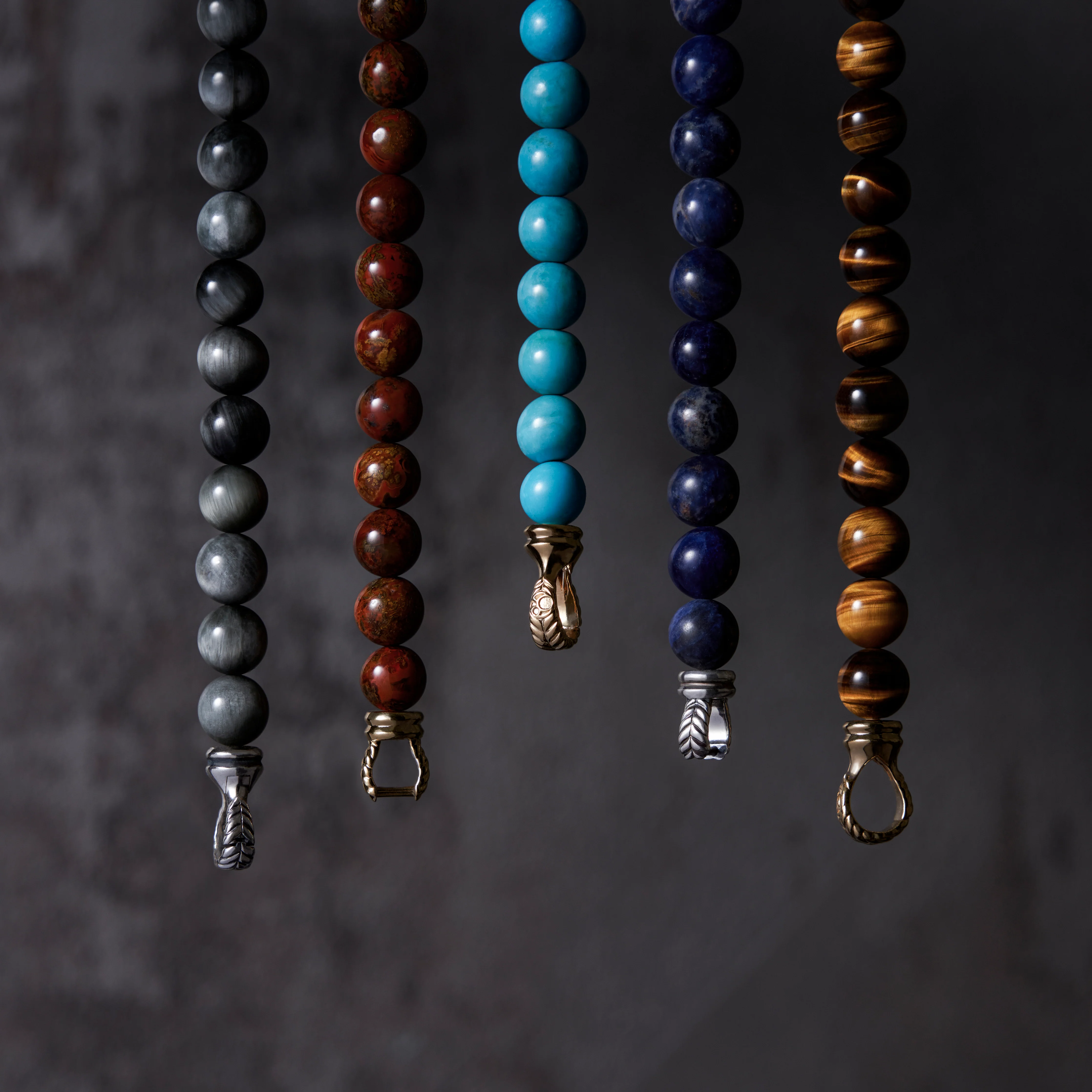 Laurel Silver Turquoise Beaded Bracelet - Image 3
